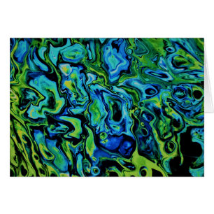 Abstracte kleurenstudie 163, kaart