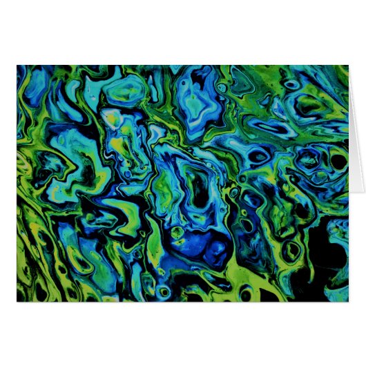 Abstracte kleurenstudie 163, kaart (Voorkant Horizontaal)