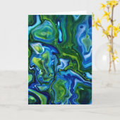 Abstracte kleurenstudie 164, kaart (Gele Bloem)