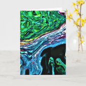 Abstracte kleurenstudie 165, kaart (Gele Bloem)