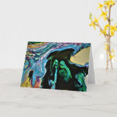 Abstracte kleurenstudie 166, kaart (Gele Bloem)