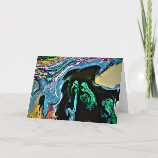 Abstracte kleurenstudie 166, kaart (Voorkant)