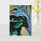 Abstracte kleurenstudie 166, kaart (Gele Bloem)