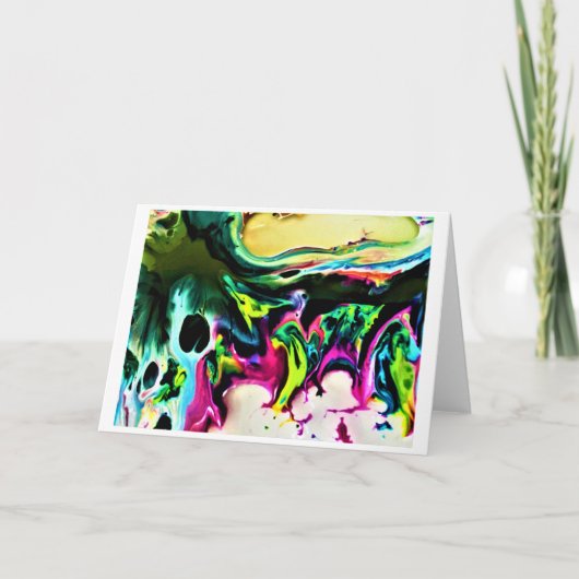 Abstracte kleurenstudie 167, kaart (Voorkant)