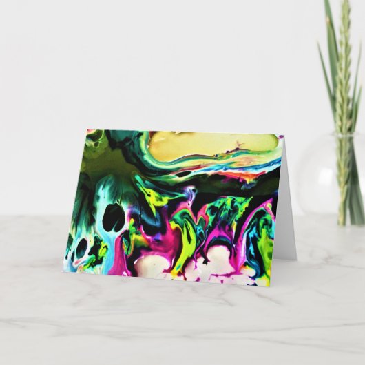 Abstracte kleurenstudie 167, kaart (Voorkant)