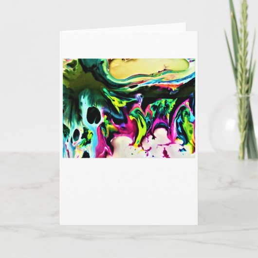 Abstracte kleurenstudie 167, kaart (Voorkant)