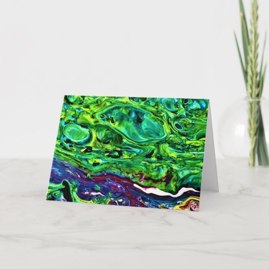 Abstracte kleurenstudie 168, kaart (Voorkant)