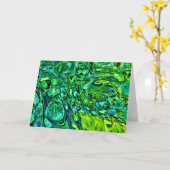 Abstracte kleurenstudie 169, kaart (Gele Bloem)