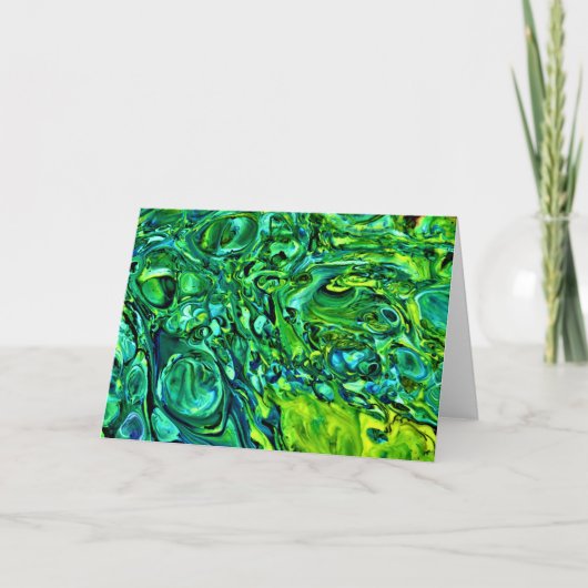 Abstracte kleurenstudie 169, kaart (Voorkant)