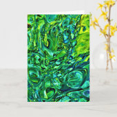 Abstracte kleurenstudie 169, kaart (Gele Bloem)