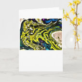 Abstracte kleurenstudie 16, Kaart (Gele Bloem)