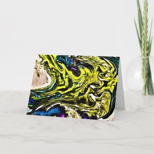 Abstracte kleurenstudie 16, kaart (Voorkant)