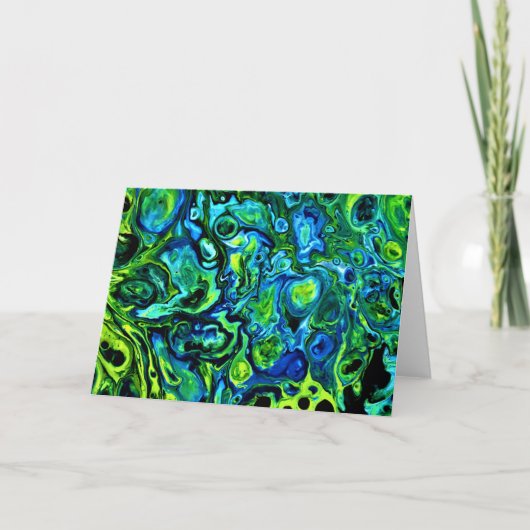 Abstracte kleurenstudie 170, kaart (Voorkant)