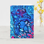 Abstracte kleurenstudie 171, kaart (Gele Bloem)