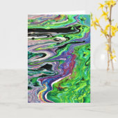 Abstracte kleurenstudie 172, kaart (Gele Bloem)