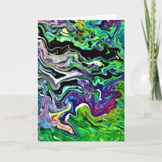 Abstracte kleurenstudie 173, kaart (Voorkant)