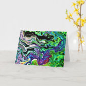 Abstracte kleurenstudie 174, kaart (Gele Bloem)