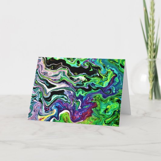 Abstracte kleurenstudie 174, kaart (Voorkant)