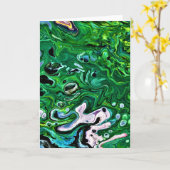 Abstracte kleurenstudie 175, kaart (Gele Bloem)