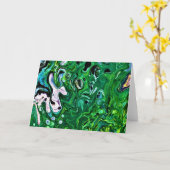 Abstracte kleurenstudie 175, kaart (Gele Bloem)