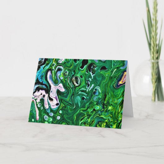 Abstracte kleurenstudie 175, kaart (Voorkant)