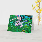 Abstracte kleurenstudie 176, kaart (Gele Bloem)