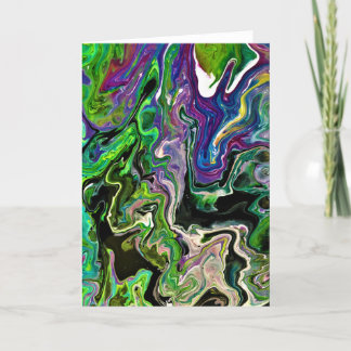 Abstracte kleurenstudie 177, kaart