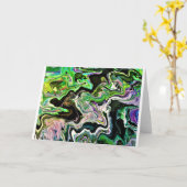 Abstracte kleurenstudie 178, Kaart (Gele Bloem)