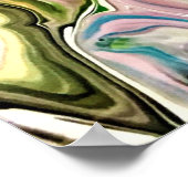 Abstracte kleurenstudie 178, poster (Hoek)