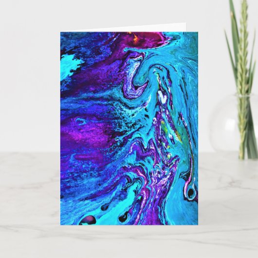 Abstracte kleurenstudie 17, kaart (Voorkant)