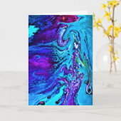 Abstracte kleurenstudie 17, kaart (Gele Bloem)