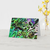 Abstracte kleurenstudie 183, kaart (Gele Bloem)