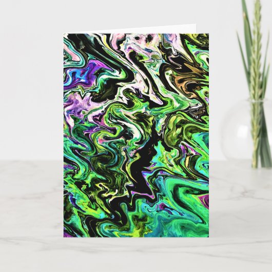 Abstracte kleurenstudie 183, kaart (Voorkant)