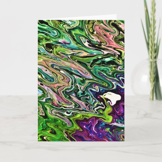 Abstracte kleurenstudie 184, kaart (Voorkant)