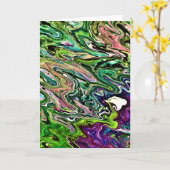 Abstracte kleurenstudie 184, kaart (Gele Bloem)