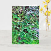 Abstracte kleurenstudie 185, kaart (Gele Bloem)