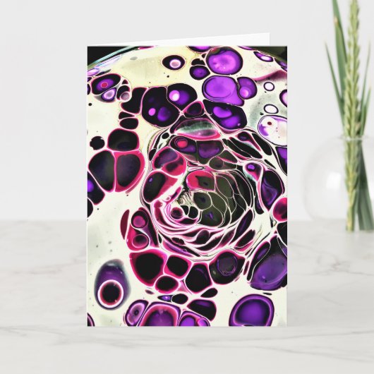 Abstracte kleurenstudie 187, kaart (Voorkant)