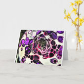 Abstracte kleurenstudie 187, Kaart (Gele Bloem)