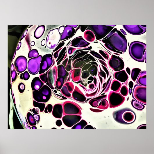 Abstracte kleurenstudie 187, poster (Voorkant)