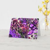 Abstracte kleurenstudie 188, kaart (Gele Bloem)