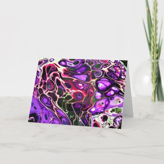 Abstracte kleurenstudie 188, kaart (Voorkant)