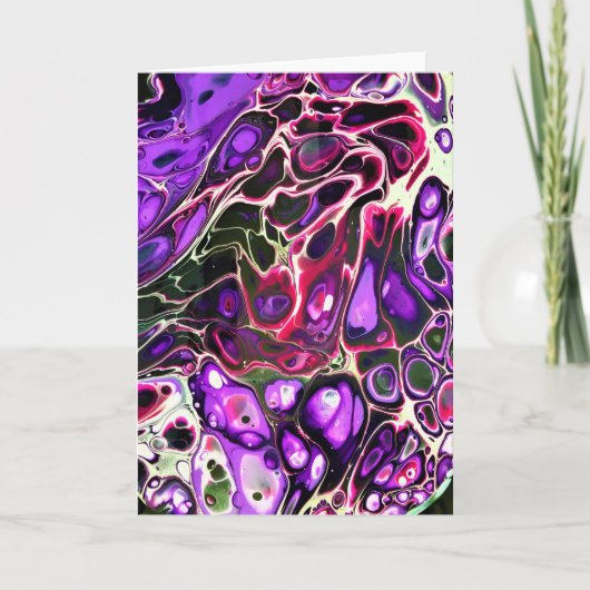 Abstracte kleurenstudie 188, kaart (Voorkant)