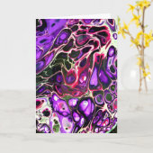 Abstracte kleurenstudie 188, kaart (Gele Bloem)