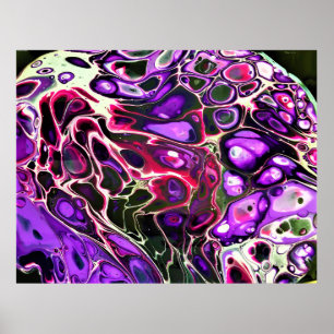 Abstracte kleurenstudie 188, poster