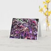 Abstracte kleurenstudie 189, kaart (Gele Bloem)