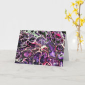 Abstracte kleurenstudie 189, kaart (Gele Bloem)