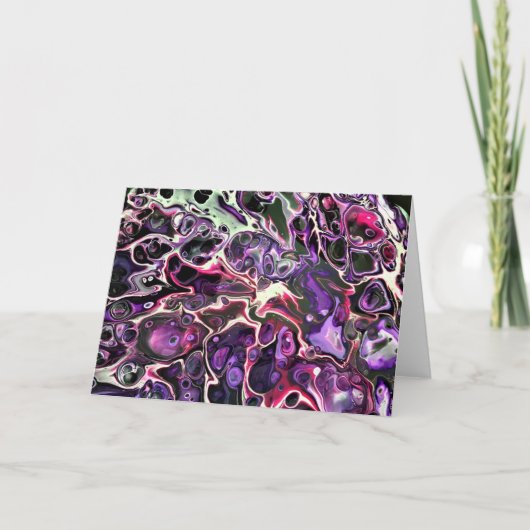Abstracte kleurenstudie 189, kaart (Voorkant)