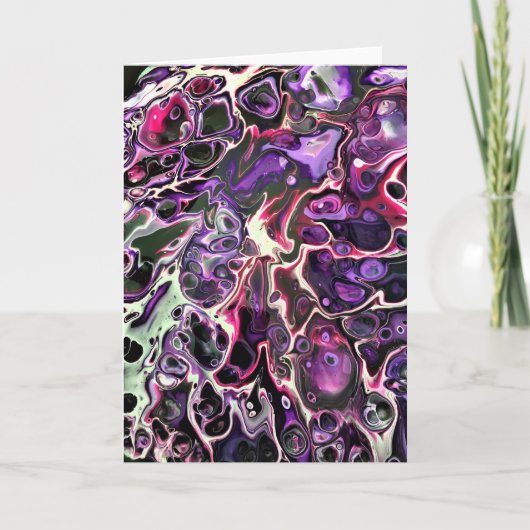 Abstracte kleurenstudie 189, kaart (Voorkant)