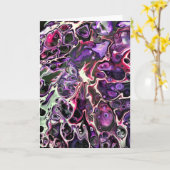 Abstracte kleurenstudie 189, kaart (Gele Bloem)