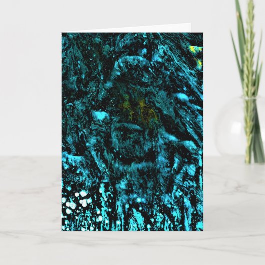 Abstracte kleurenstudie 18, kaart (Voorkant)